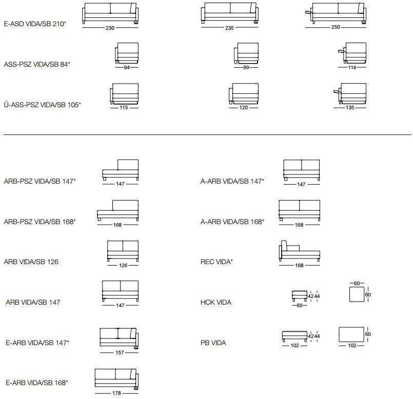 Rolf Benz Угловой диван в ткани Rolf benz 004 vida sun-id-1437784 - Вид №6