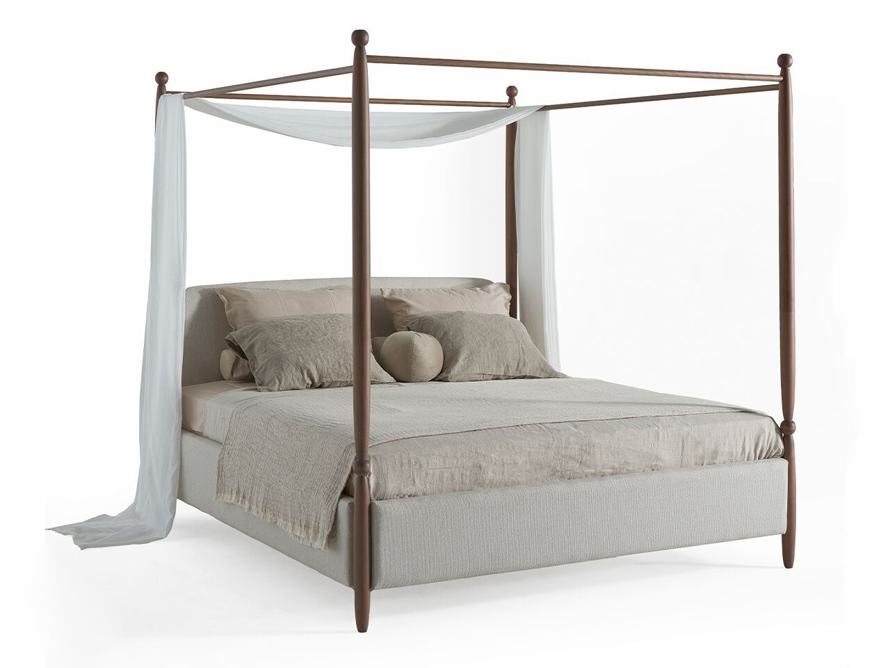 Деревянная кровать с балдахином NDESIGN Ezora ARCH-00139314 - Вид №1