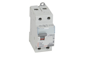 16015252 Выключатель дифференциального тока DX3 2П 25А 100мА-AC 411514 Legrand