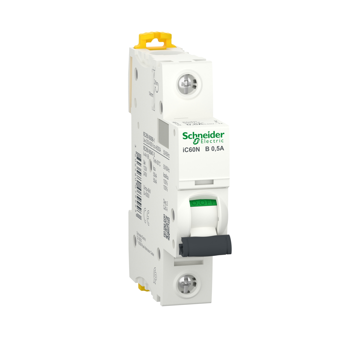 A9F73170 Автоматический выключатель Acti9 1P 0.5А (B) 6кА Schneider Electric Acti 9 