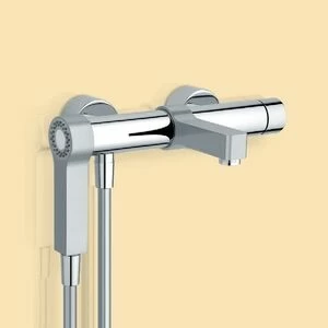 1880/P320 1 TOOL Смеситель для ванны настенный с ручным душем цвет хром.