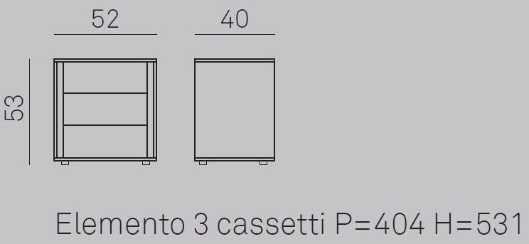 Gruppo Tomasella Лаковая прикроватная тумба с ящиками Vip sun-id-1447547 - Вид №4