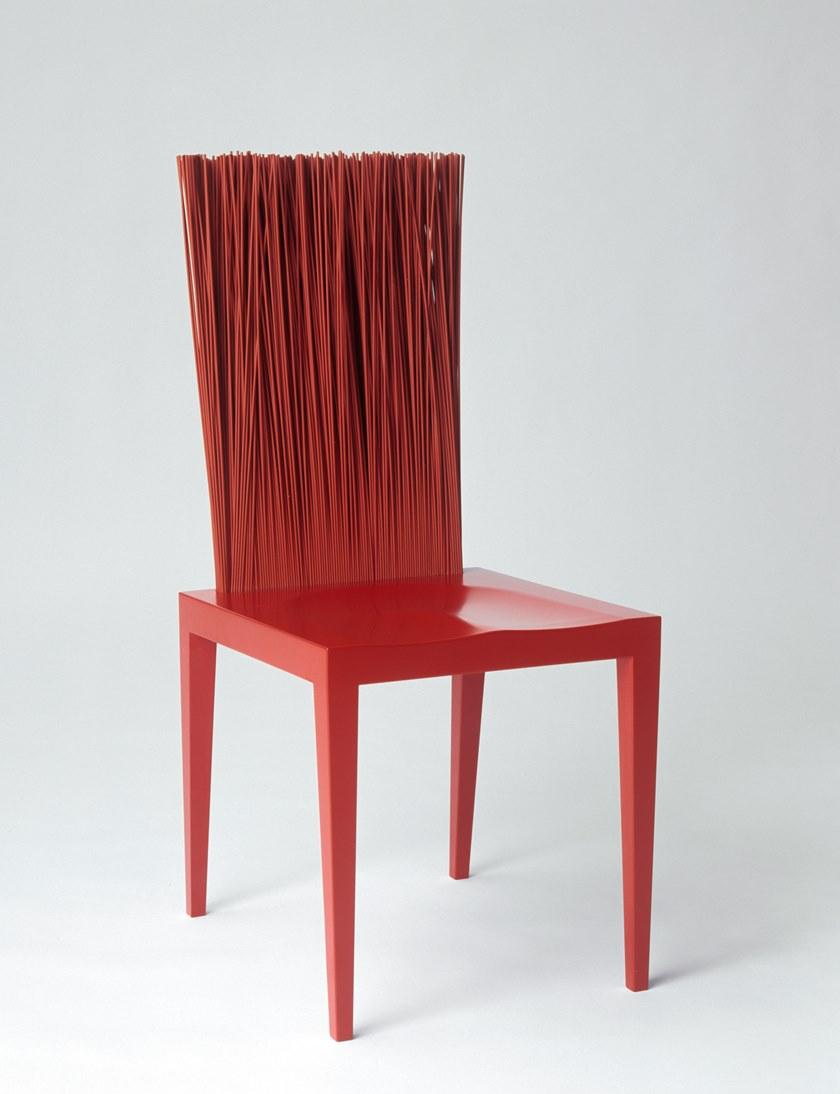 edra Металлический стул и спинка на ножках из ПВХ  Jen010  - Вид №1