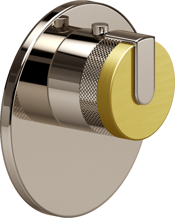 E-8027-R1BBE-L1PN-PN-T Термостатический переключатель 3/4-Внешняя часть GRAFF MOD+