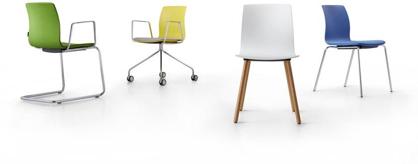 Dauphin Стул для конференций с 4-спицевым каркасом Fiore Fi 7560 - Вид №1