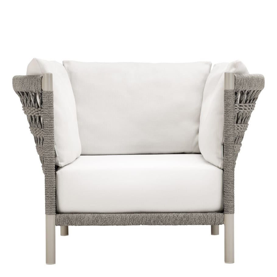 Кресло из морской веревки с подлокотниками JANUS et Cie Anatra ARCH-00073736 - Вид №10