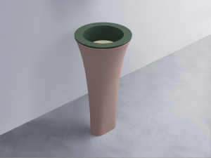 AMLA45-MU+AMPILT-LN+AMCOLT-CP Раковина Amedeo Tondo отдельностоящая cielo Enjoy + Amedeo