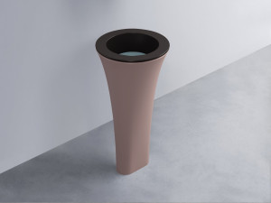 AMLA45-LV+AMPILT-PL+AMCOLT-CP Раковина Amedeo Tondo отдельностоящая cielo Enjoy + Amedeo