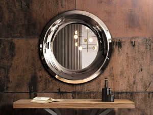 Настенное зеркало в рамке