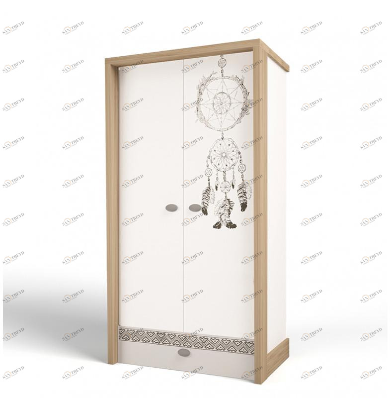 Шкаф ABC-KING 2х дверный 2MIX Ловец снов 4631148108585