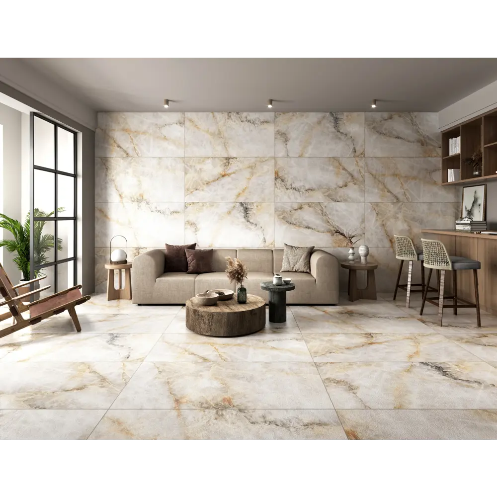 Глазурованный керамогранит Onice Victoria Lapp 60x120 см 1.44 м² лаппатированный цвет бежевый 89458755 STLM-2138299 Santreyd - Вид №3