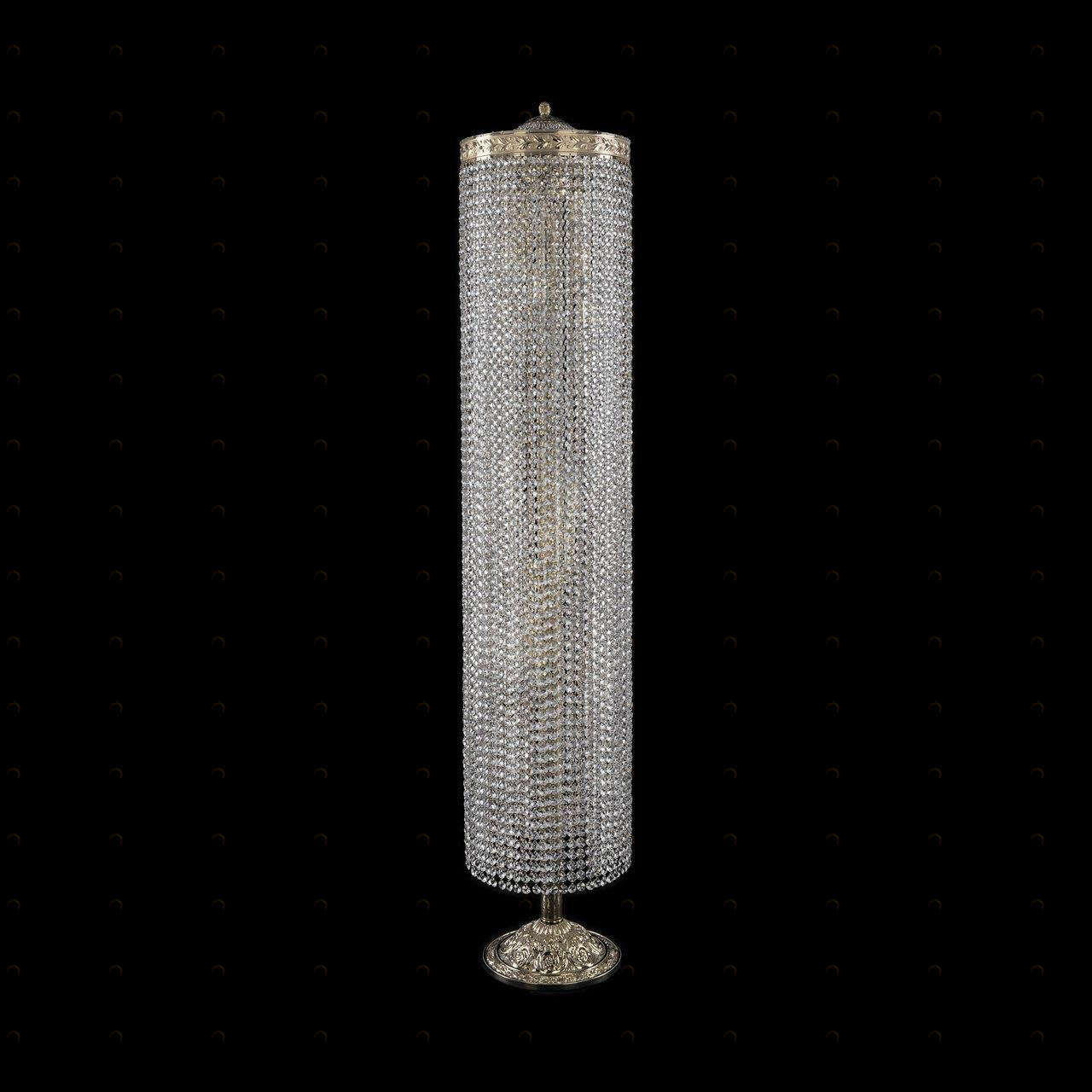 Торшер хрустальный на 18 ламп 150х30 см золотой Bohemia Ivele 83411T6/30IV-150 G BOHEMIA IVELE НЕОБЫЧНЫЕ 00-3889547 Золото;прозрачный 