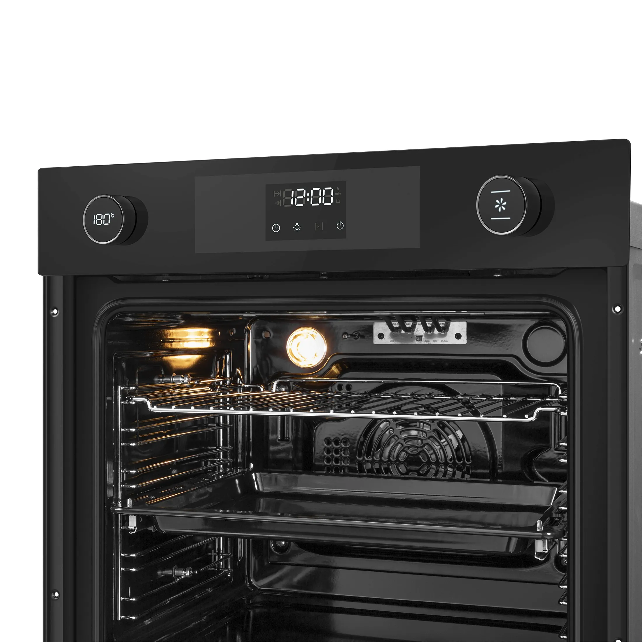 9168823 Электрический духовой шкаф Meferi MEO6013BK ULTRA черный STDN-0124062 - Вид №8