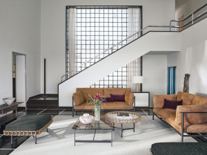 2-местный кожаный диван