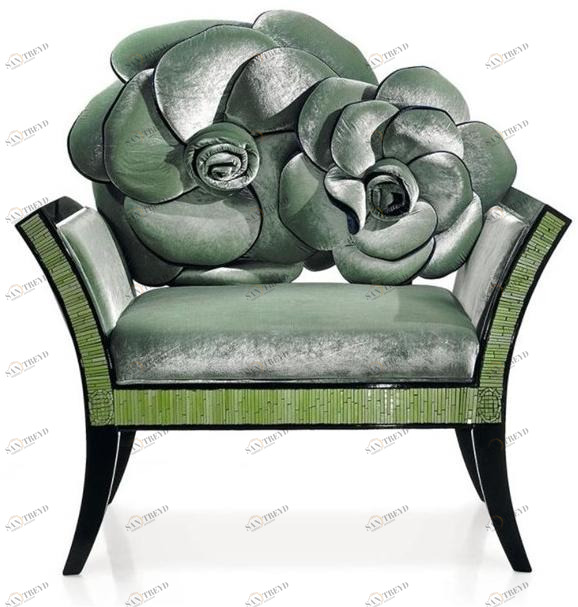 Sicis Кресло из ткани с подлокотниками Nextart sun-id-1450995