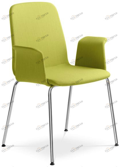 LD Seating Стул для конференций, обитый тканью, с подлокотниками Sunrise 152/br-n4