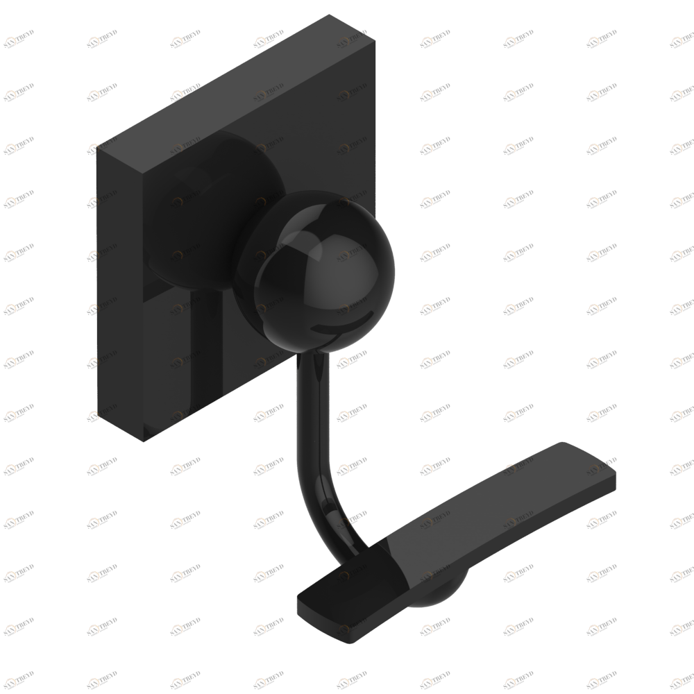 G79-510 Крючок для халатов поперечный Thg-paris Cubica Покрытие PVD бронза G79-510 CAT.F