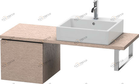 LC582101111 Шкафчик для компактной консоли L-Cube #LC5821 420 x 477 мм Кашемировый дуб Duravit