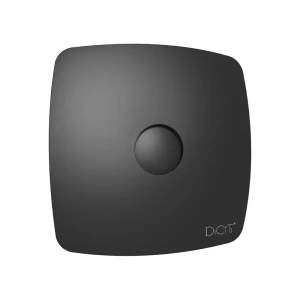 Вентилятор осевой вытяжной Diciti Rio D100 мм 32 дБ 100 м3/ч обратный клапан цвет черный матовый