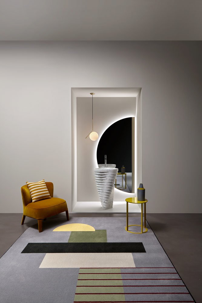 Vortice Напольная раковина стоящая прямоугольная Antoniolupi  - Вид №2