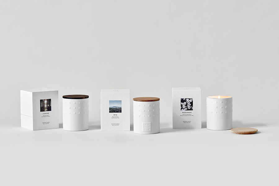 Свеча ароматическая HEIA с крышкой, керамика, 300 г S K A N D I N A V I S K SK1401 - Вид №3