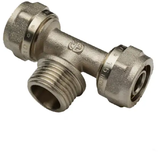 90717860 Тройник комбинированный Aqualink 15x1/2"x15 мм НР латунь 00287 STLM-0801931