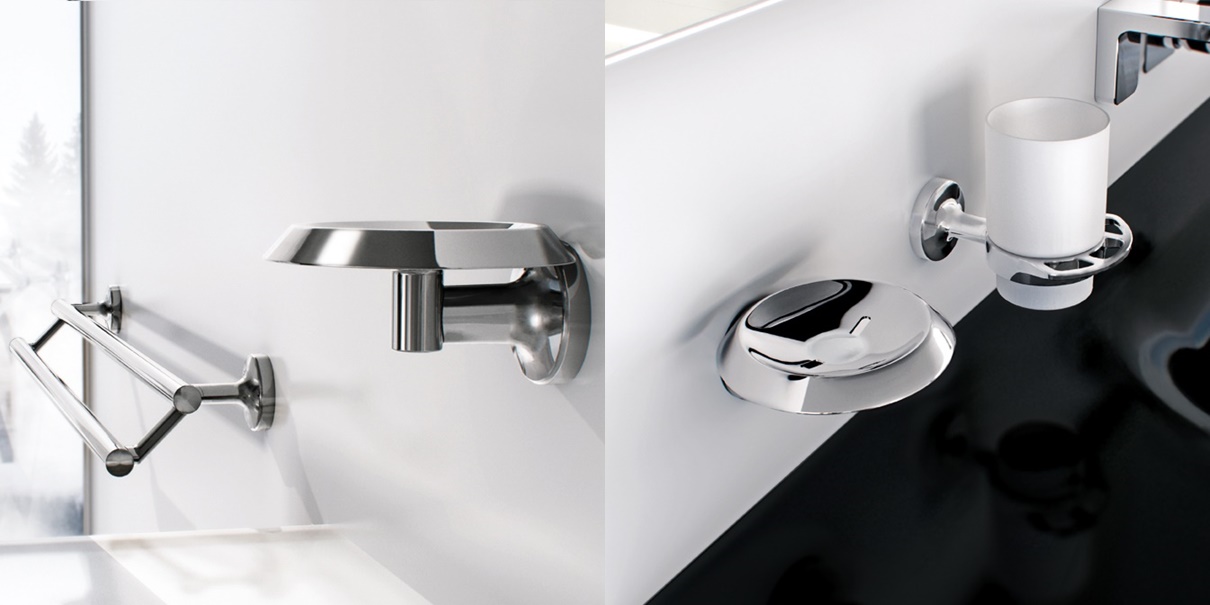 Sonia Мыльница металлическая настенная E-Plus Хром 124572 - Вид №1