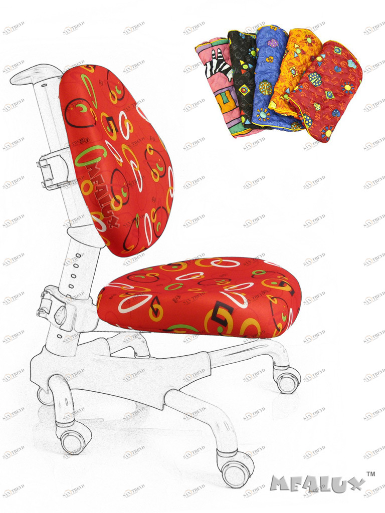 Чехол для кресла Nobel/ Champion красный с кольцами MEALUX  261283 Красный Santreyd 