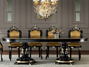 Modenese Gastone Овальный стол из массива дерева Villa venezia