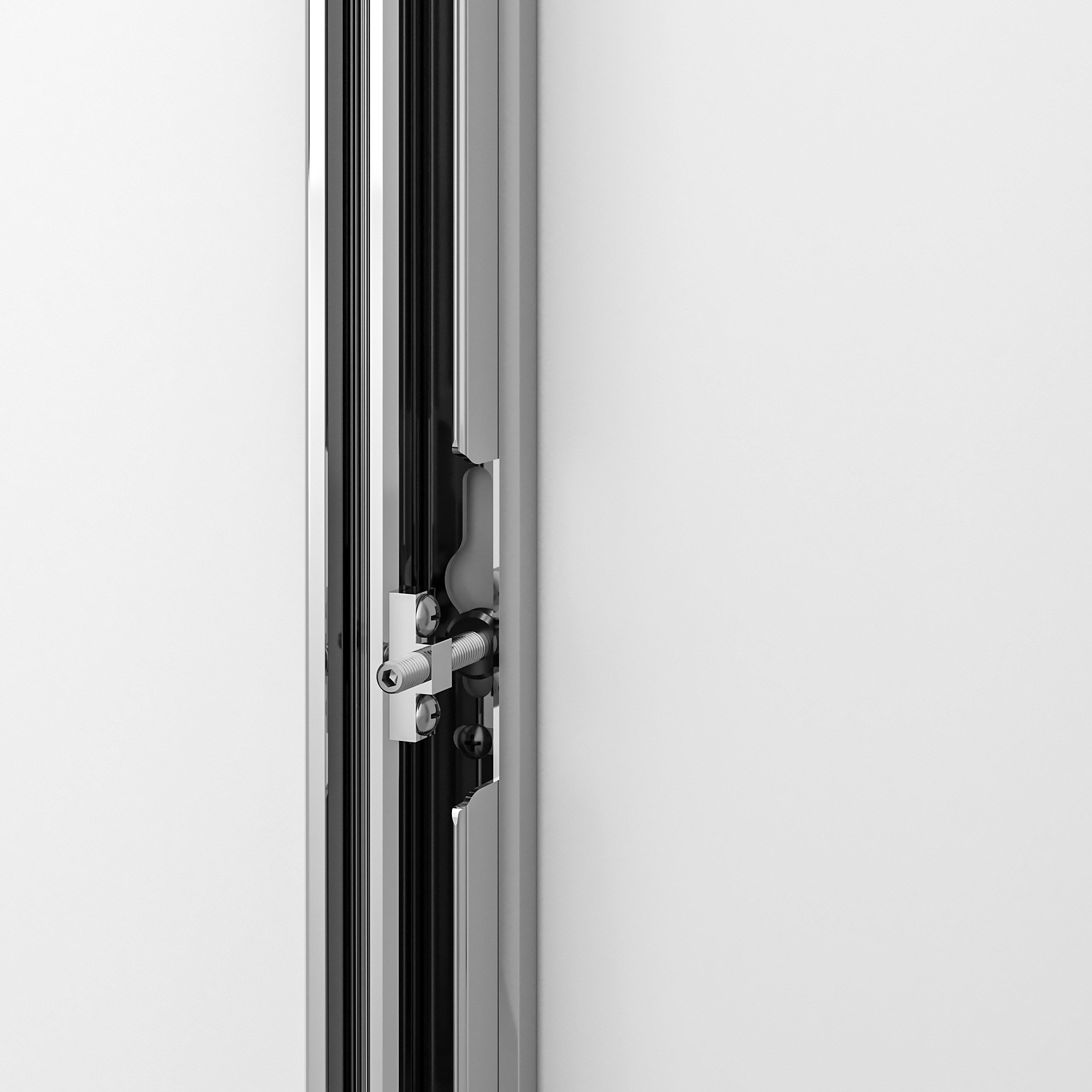 Алюминиевая и стеклянная душевая кабина с раздвижной дверью DUKA вода 5000 ARCH-00073626 - Вид №20