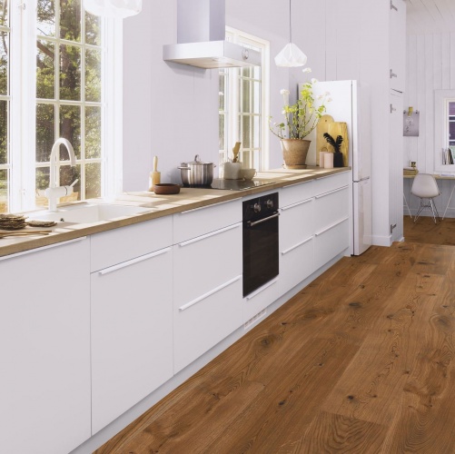 Инженерная доска Boen Chalet Antique Дуб Натур (Гладкая) 2000-4000х300 мм 2100420026 - Вид №2