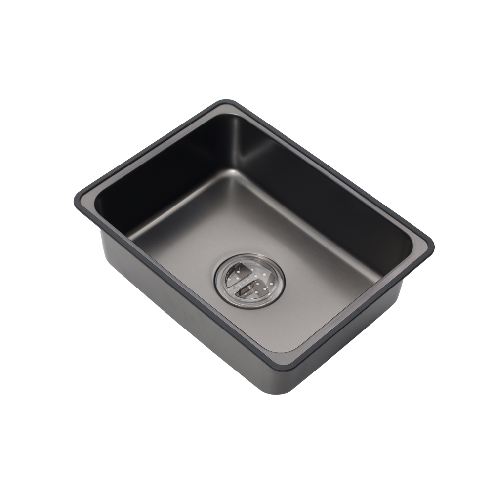 Мойка D6846B+6 MELANA ProfLine 3,0/215 ГРАФИТ врезная прямоугольная MLN-D6846B+6 D6846B+6 графит - Вид №6