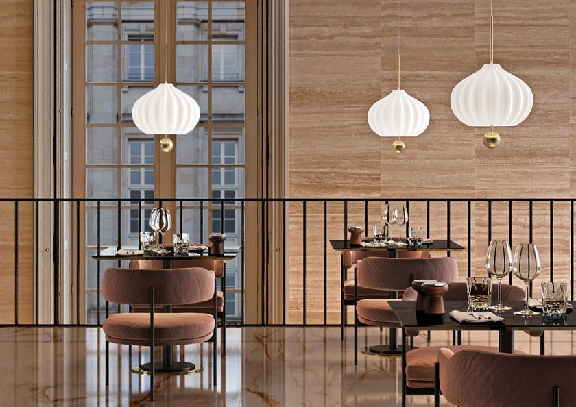 KUNDALINI Подвесной светильник из стекла и латуни sun-id-1486606 - Вид №1