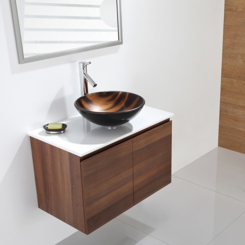 GV-695-19mm Накладная раковина на столешницу  прямоугольная Krausru  - Вид №7