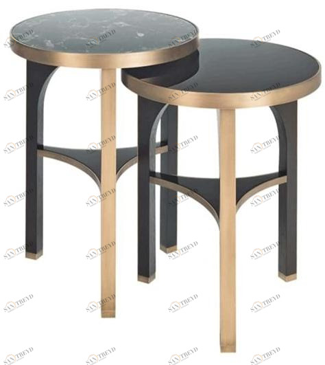 FRATO Круглый деревянный журнальный столик sun-id-1368568