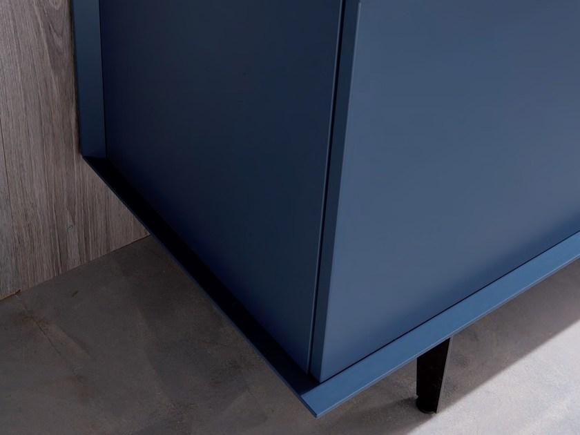 Ozzio Italia Буфет из лакированной древесины с распашными дверцами Brera X302 - Вид №2