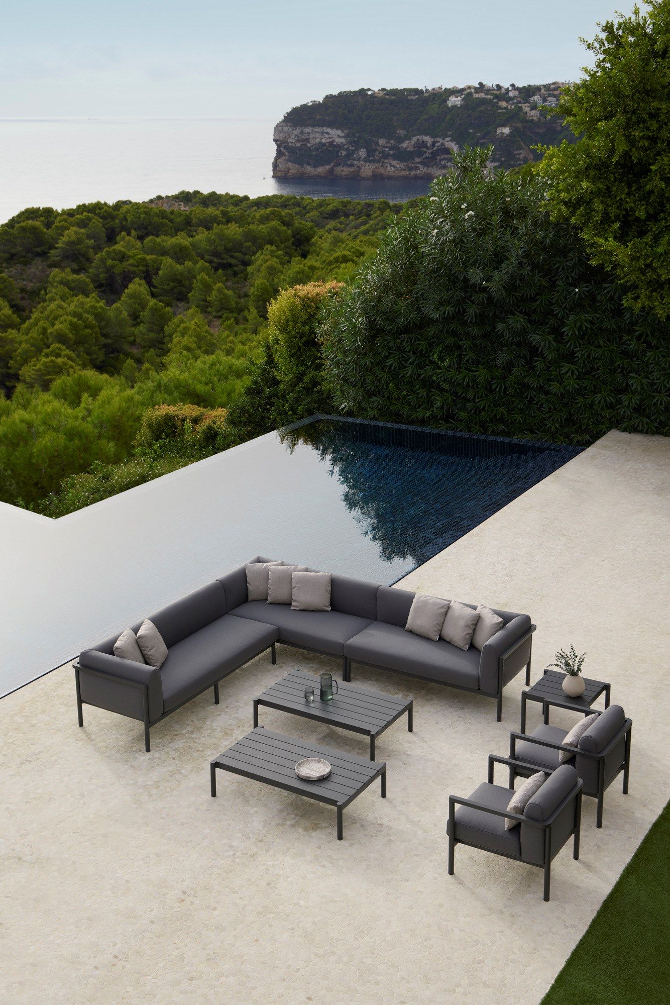 2-местный тканевый садовый диван POINT Origin ARCH-00013447 - Вид №2