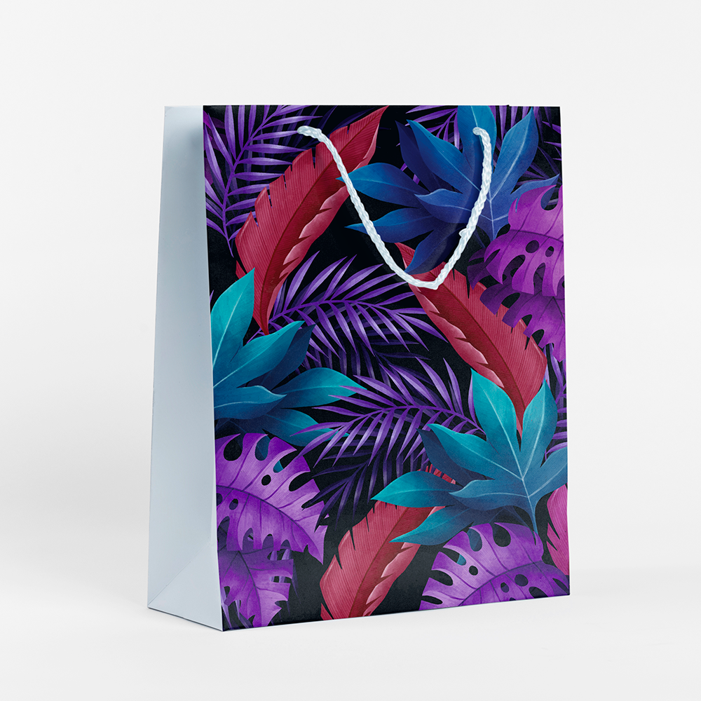 86578785 Пакет подарочный 25.5x36x8 см цвет сиреневый STLM-0070221 СИМФОНИЯ 