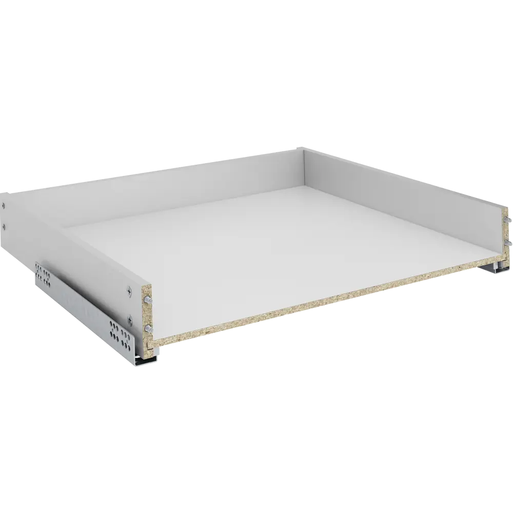 Выдвижной ящик для кухни 55.2x8.1x51.1 см KONSENSA ДСП цвет серый 89448274 STLM-2095003 Отсутствует - Вид №1