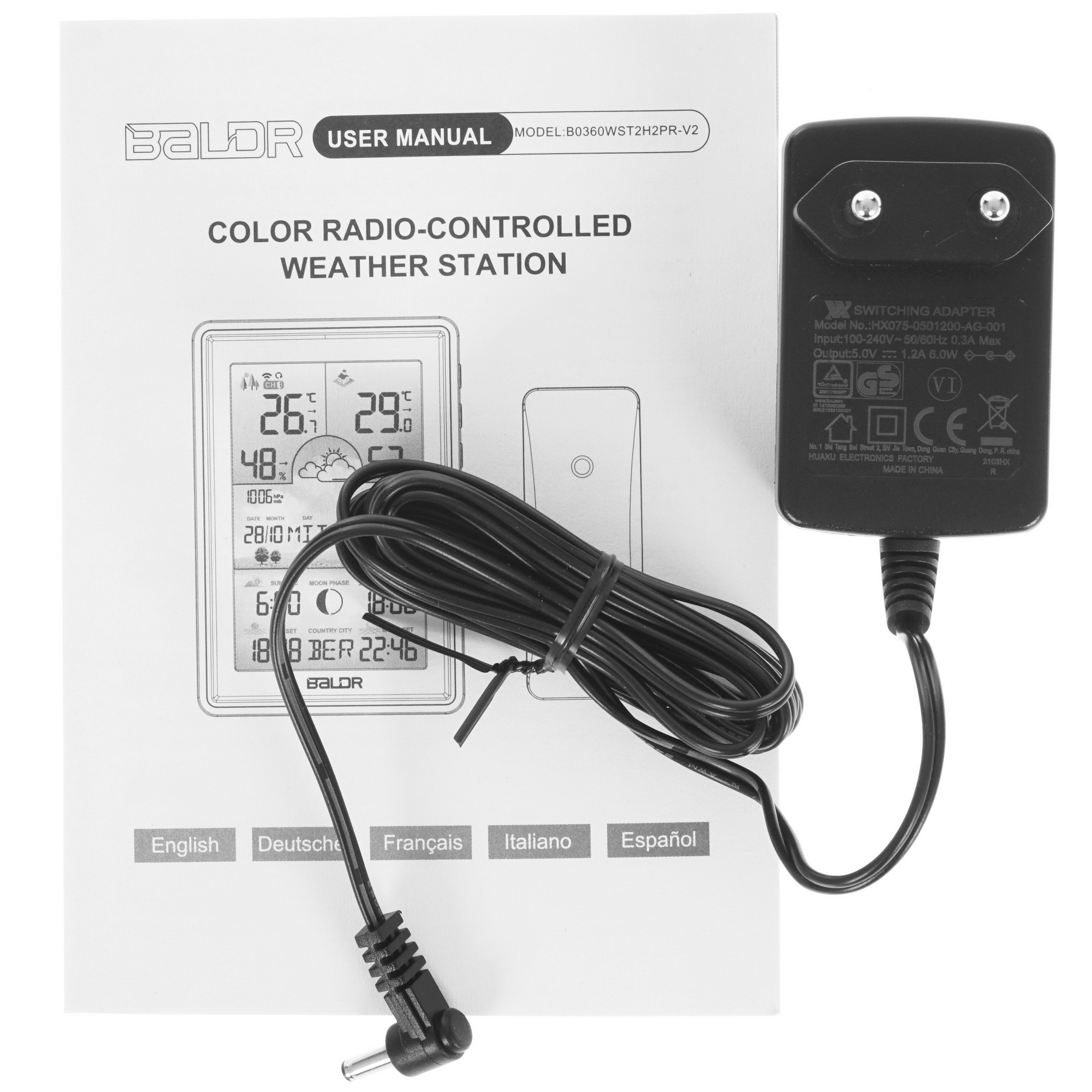 5080195 Метеостанция BALDR B0360WST2H2PR-V2 STDN-0099434 - Вид №9