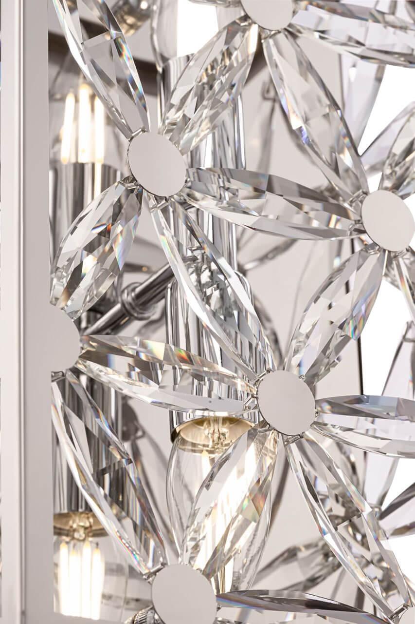 Настенный светильник Maytoni Ledas MOD069WL-02CH MAYTONI LEDAS 00-3890898 Прозрачный;хром  - Вид №1