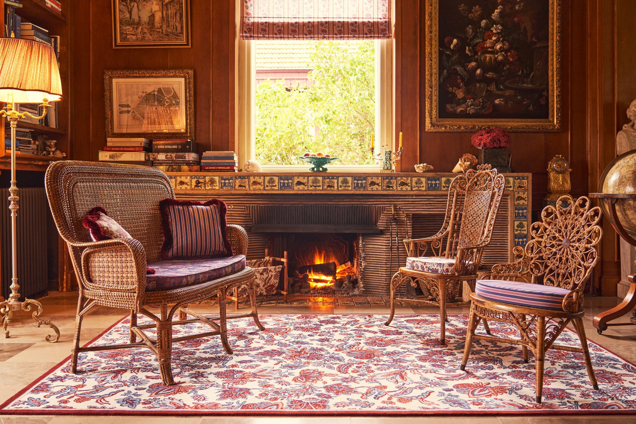 Прямоугольный ковер из шерсти на заказ LELIEVRE Quenin-Belle Époque ARCH-00142358 - Вид №1