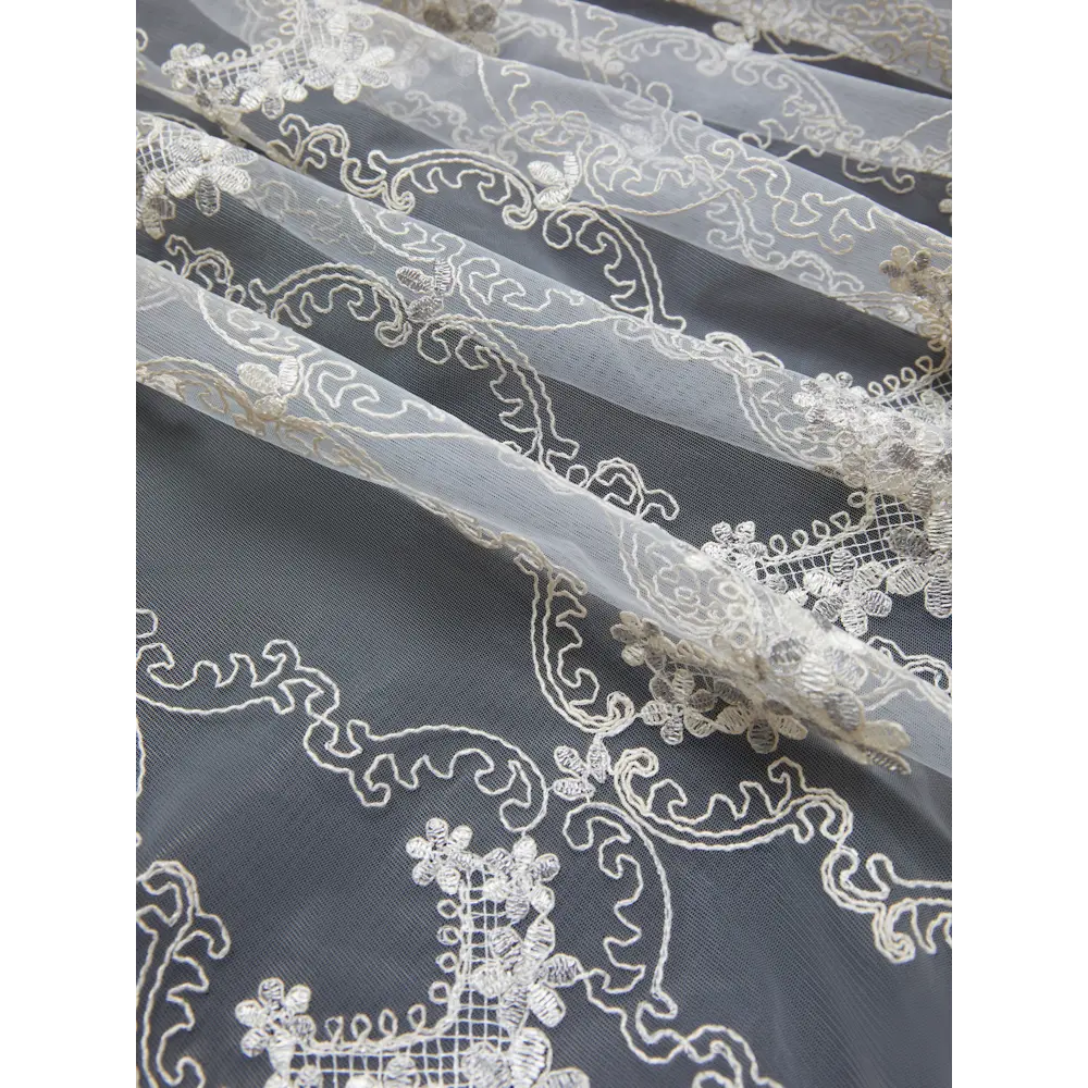 Тюль 1 м/п Корд сетка 280 см цвет бежево-серый ELIT HOME STLM-2122393 - Вид №4