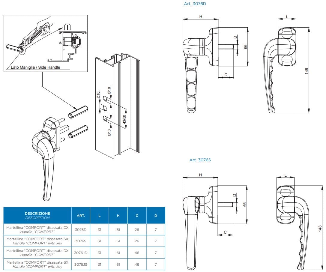 Молоток с ручкой MASTER ITALY COMFORT ARCH-00097705 - Вид №2