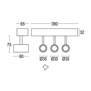Алюминиевый круглый светодиодный прожектор Ghidini Lighting Point ARCH-00110816 - Вид №2