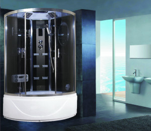 Душевая кабина NG-918-01n (1500х1500х2200) высокий поддон (53см) стекло ТОНИРОВАННОЕ
