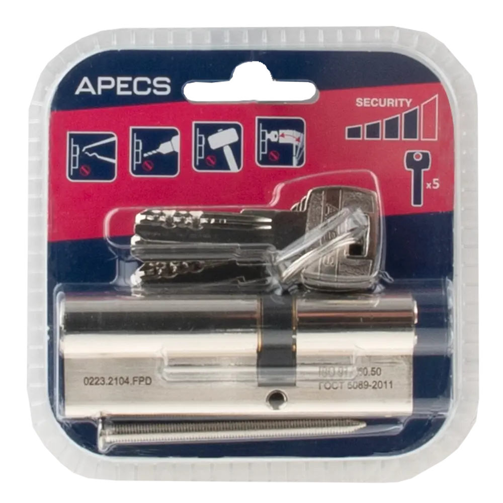 APECS Pro LM-90 Цилиндровый механизм для металлических дверей 84168117 SM STLM-0046702 - Вид №2