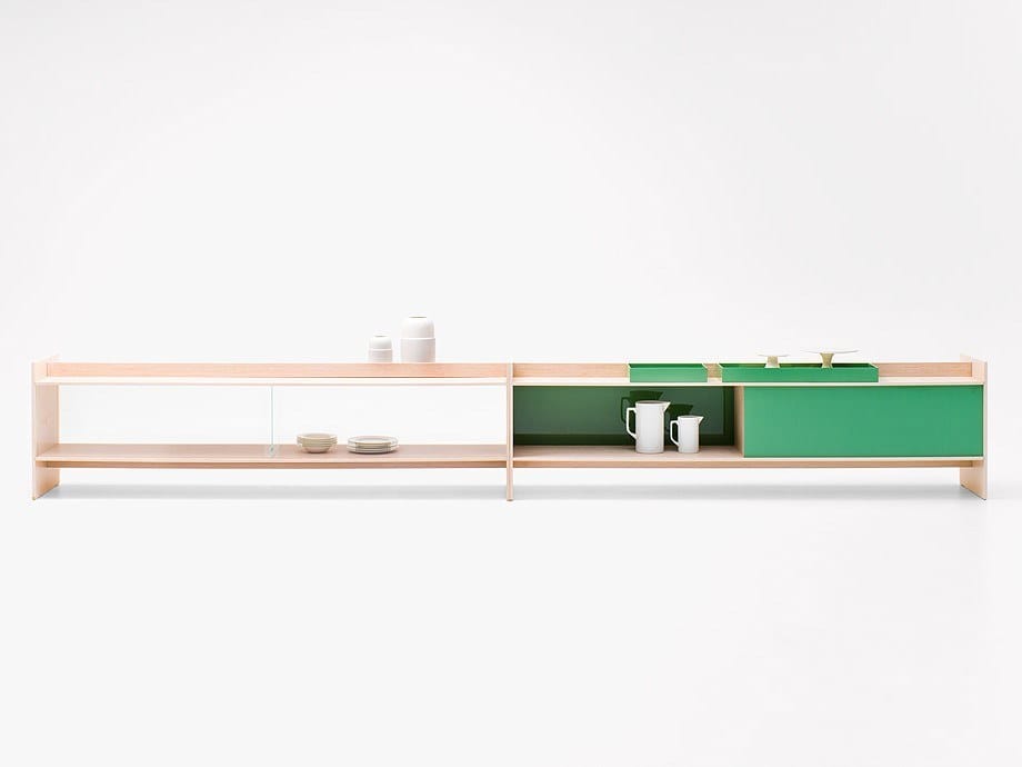 Шкаф из дерева и стекла Paola Lenti EUCLIDE ARCH-00135165 - Вид №1