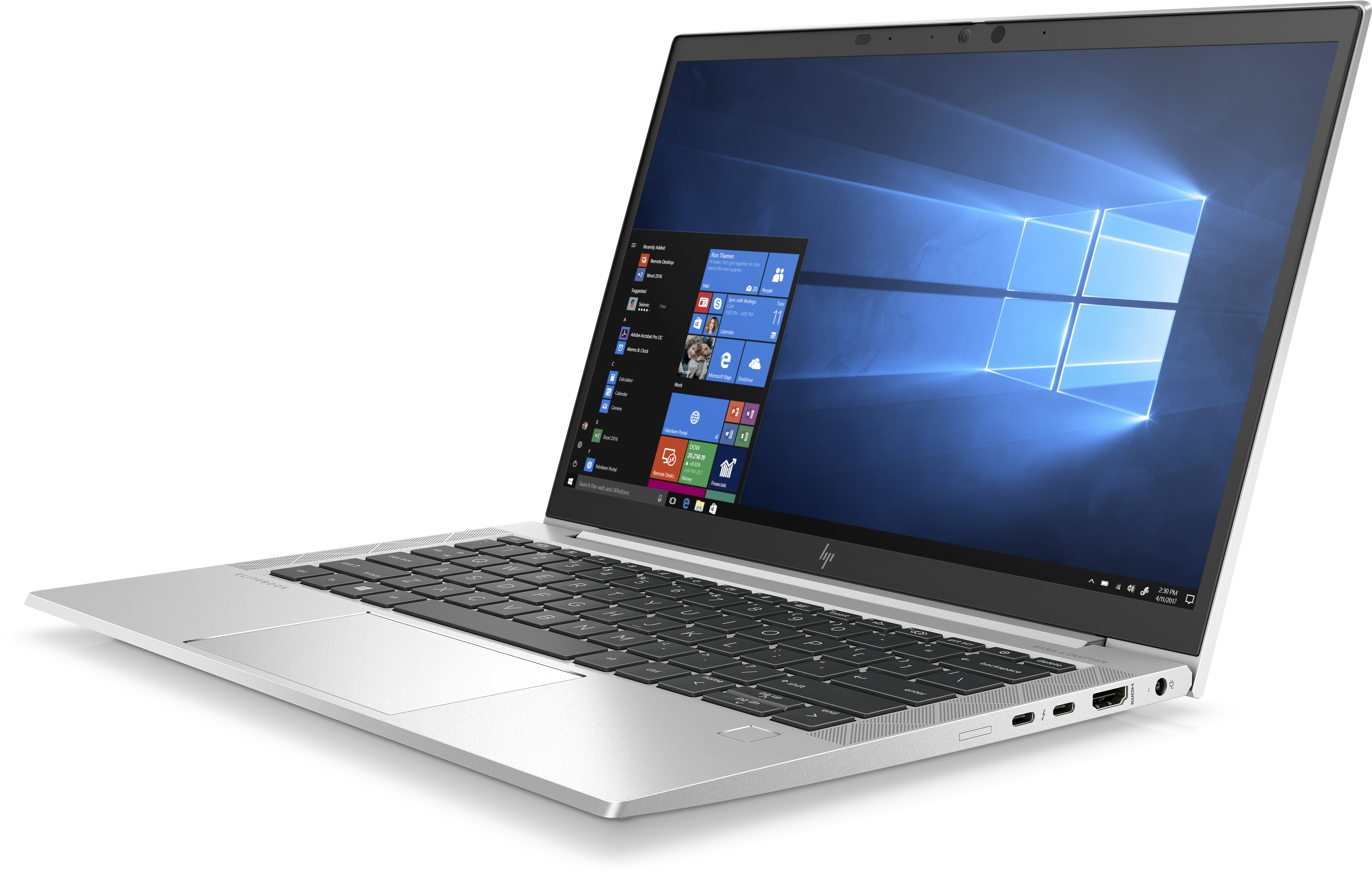 177D1EA#ACB elitebook 830 g7 13.3"(1920x1080)/intel core i7 10510u(1.8ghz)/8192mb/256ssdgb/nodvd/int:intel hd graphics 620/50whr/war 3y/1.33kg/silver/w10pro + 250nit, подсв. клав HP Santreyd  - Вид №1
