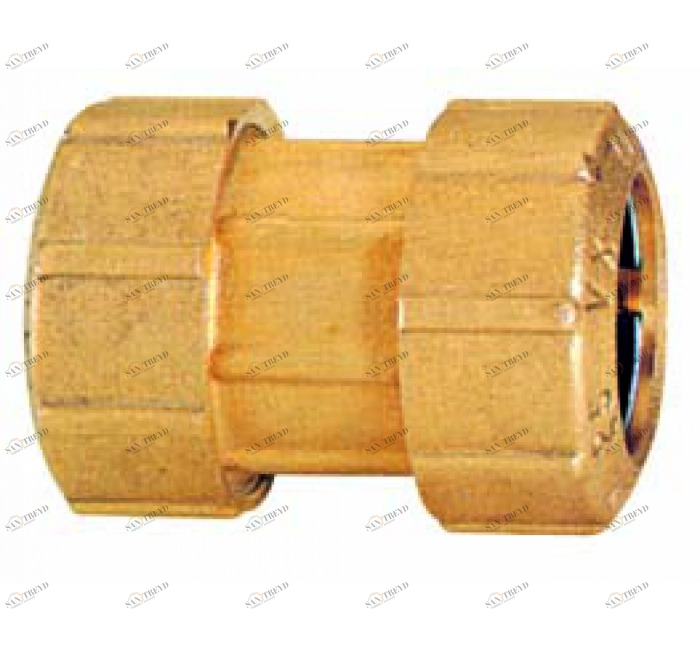 GENEBRE 0020 07 Двойной соединитель с прямой муфтой 